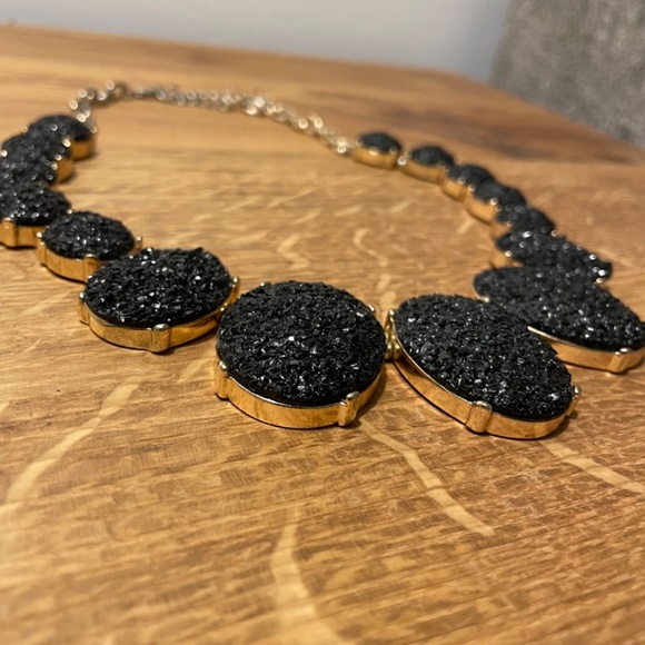 Aldo Necklace Black and Gold Fashion Jewelry - Picture 3 of 9